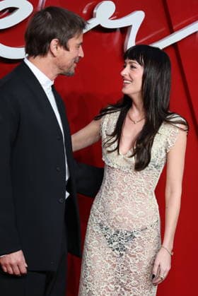 . 24 09 2026. London, United Kingdom. Josh Hartnett and Dakota Johnson at the Verity UK gala screening in London.  xStephenxLockx xi-Imagesx IIM-27027-0013