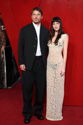 . 24 09 2026. London, United Kingdom. Josh Hartnett and Dakota Johnson at the Verity UK gala screening in London.  xStephenxLockx xi-Imagesx IIM-27027-0014