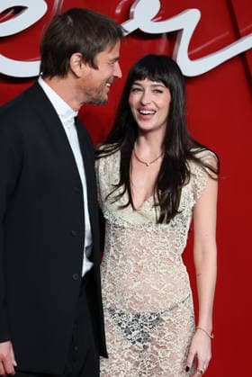 . 24 09 2026. London, United Kingdom. Josh Hartnett and Dakota Johnson at the Verity UK gala screening in London.  xStephenxLockx xi-Imagesx IIM-27027-0015