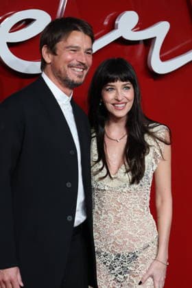 . 24 09 2026. London, United Kingdom. Josh Hartnett and Dakota Johnson at the Verity UK gala screening in London.  xStephenxLockx xi-Imagesx IIM-27027-0016