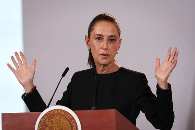 September 24, 2026: TO-45222- Ciudad de M& xe9;xico. 2026-09 -24. Claudia Sheinbaum Pardo, President of Mexico, during the daily morning press conference in the Treasury Room of the National Palace in Mexico City. Among the relevant topics discussed were Stray Kids, BTS, meeting with Lee Jae-myung and progress in simplifying procedures. Alejandro God& xcd;nez Clasos.com.mx - ZUMAcs4_ 20260924_faa_cs4_060 Copyright: xAlejandroxGod& Xed;Nezx