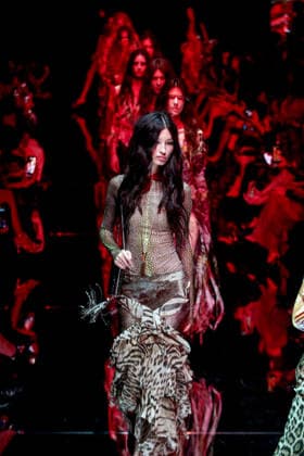 September 24, 2026, Milano, Lombardia: Milano Fashion Week - La sfilata di Roberto Cavalli a Milano, 24 settembre 2026. ANSA MOURAD BALTI TOUATI. Milano Lombardia  - ZUMAa110 20260924_zaf_a110_060 Copyright: xMouradxBaltixTouatix