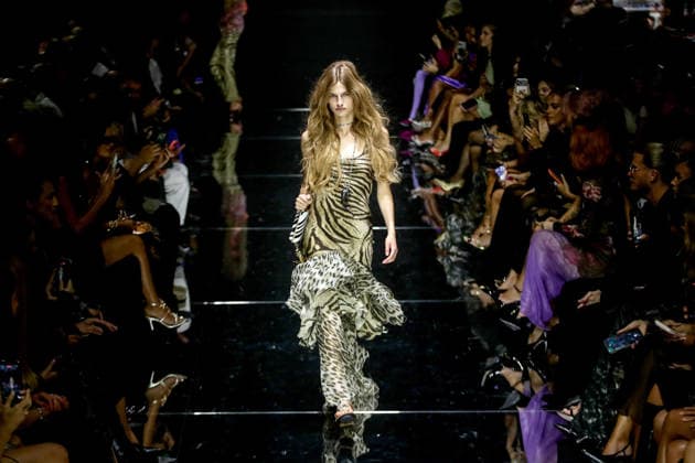 September 24, 2026, Milano, Lombardia: Milano Fashion Week - La sfilata di Roberto Cavalli a Milano, 24 settembre 2026. ANSA MOURAD BALTI TOUATI. Milano Lombardia  - ZUMAa110 20260924_zaf_a110_055 Copyright: xMouradxBaltixTouatix