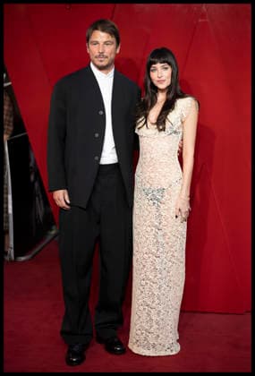 . 24 09 2026. London, United Kingdom. Josh Hartnett and Dakota Johnson at the Verity UK gala screening in London.  xStephenxLockx xi-Imagesx IIM-27027-0037
