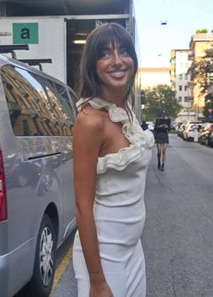 IPA88927226 - Milan, Milan Women s Fashion Week: Spring Summer 2026 2027 - Women s Fashion, Spring Summer 2026–2027, Alberta Ferretti Fashion Show—In the photo: Guest  Copyright: xLucaxPontix xLucaPonti IpaAgencyx IPA88927226