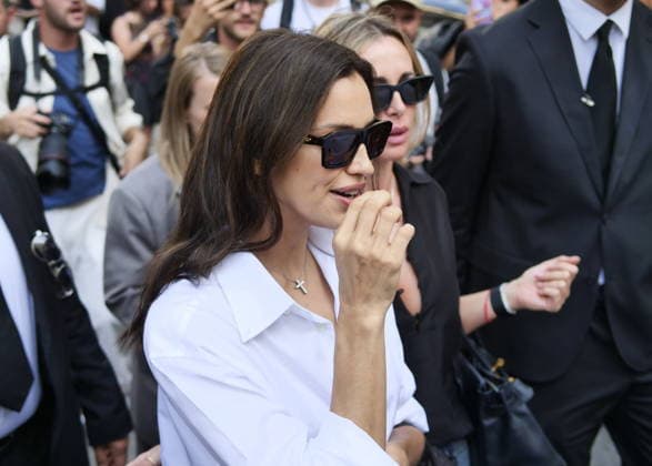 IPA88926951 - Milan, Milan Women s Fashion Week: Spring Summer 2026 2027 - Women s Fashion, Spring Summer 2026–2027 - Alberta Ferretti fashion show - Pictured: Irina Shayk  Copyright: xLucaxPontix xLucaPonti IpaAgencyx IPA88926951