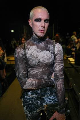 IPA88927416 - Milan, Milan Women™s Fashion Week Spring Summer 2027 - Women™s Fashion, Spring Summer 2027 - Cavalli fashion show - front row Pictured: guest  Copyright: xRiccardoxGIordanox xRiccardoxGiordano IPAx IPA88927416