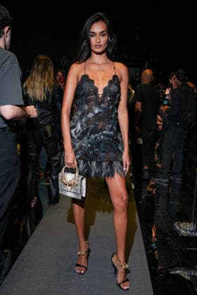 IPA88927446 - Milan, Milan Women™s Fashion Week Spring Summer 2027 - Women™s Fashion, Spring Summer 2027 - Cavalli fashion show - front row Pictured: Gizele Oliveira  Copyright: xRiccardoxGIordanox xRiccardoxGiordano IPAx IPA88927446