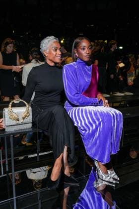 IPA88927489 - Milan, Milan Women™s Fashion Week Spring Summer 2027 - Women™s Fashion, Spring Summer 2027 - Cavalli fashion show - front row in the photo: guest  Copyright: xRiccardoxGIordanox xRiccardoxGiordano IPAx IPA88927489