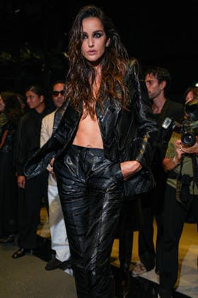 IPA88927525 - Milan, Milan Women™s Fashion Week Spring Summer 2027 - Women™s Fashion, Spring Summer 2027 - Cavalli fashion show - front row Pictured: Izabel Goulart  Copyright: xRiccardoxGIordanox xRiccardoxGiordano IPAx IPA88927525