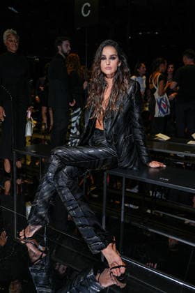 IPA88927572 - Milan, Milan Women™s Fashion Week Spring Summer 2027 - Women™s Fashion, Spring Summer 2027 - Cavalli fashion show - front row Pictured: Izabel Goulart  Copyright: xRiccardoxGIordanox xRiccardoxGiordano IPAx IPA88927572