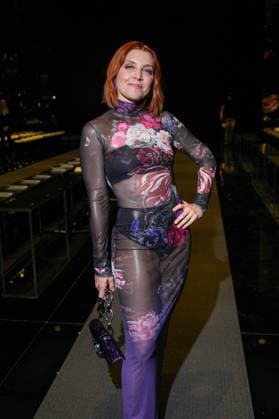 IPA88927342 - Milan, Milan Women™s Fashion Week Spring Summer 2027 - Women™s Fashion, Spring Summer 2027 - Cavalli fashion show - front row Pictured: Noemi  Copyright: xRiccardoxGIordanox xRiccardoxGiordano IPAx IPA88927342