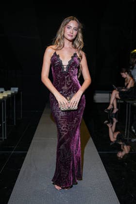 IPA88927432 - Milan, Milan Women™s Fashion Week Spring Summer 2027 - Women™s Fashion, Spring Summer 2027 - Cavalli fashion show - front row Pictured: Jade Distinguin  Copyright: xRiccardoxGIordanox xRiccardoxGiordano IPAx IPA88927432
