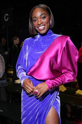 IPA88927482 - Milan, Milan Women™s Fashion Week Spring Summer 2027 - Women™s Fashion, Spring Summer 2027 - Cavalli fashion show - front row Pictured: Sloane Stephens  Copyright: xRiccardoxGIordanox xRiccardoxGiordano IPAx IPA88927482