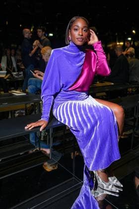 IPA88927485 - Milan, Milan Women™s Fashion Week Spring Summer 2027 - Women™s Fashion, Spring Summer 2027 - Cavalli fashion show - front row Pictured: Sloane Stephens  Copyright: xRiccardoxGIordanox xRiccardoxGiordano IPAx IPA88927485