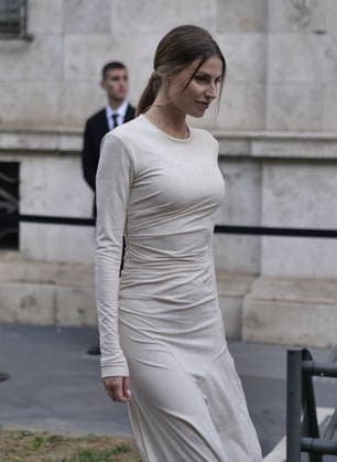 IPA88927195 - Milan, Milan Women’s Fashion Week: Spring Summer 2026 2027 — Women’s Fashion, Spring Summer 2026–2027 — Alberta Ferretti fashion show — Pictured: Sara Pagliaroli  Copyright: xLucaxPontix xLucaPonti IpaAgencyx IPA88927195