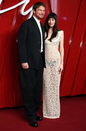 The UK gala screening of Verity at Curzon Mayfair in London, England. Josh Hartnett and Dakota Johnson attend the UK gala screening of Verity at Curzon Mayfair in London. The actress wears a creamy lace Colleen Allen maxi dress with Fleur du Mal undergarments on September 24, 2026. London Curzon Mayfair UK Copyright: xFredxDuvalx