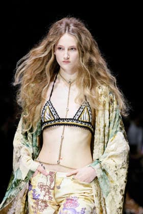 MFW Spring Summer 2027 Roberto Cavalli Runway MP MILAN, ITALY - SEPTEMBER 24: a model walks the catwalk of Roberto Cavalli fashion show catwalk during the Milan Fashion Week - Womenswear Spring Summer 2027 on September 24, 2026 in Milan, Italy. Photo by Marco Piovanotto Abacapress.com Milan Italy  Copyright: xPiovanottoxMarco ABACAx