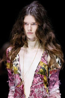 MFW Spring Summer 2027 Roberto Cavalli Runway MP MILAN, ITALY - SEPTEMBER 24: a model walks the catwalk of Roberto Cavalli fashion show catwalk during the Milan Fashion Week - Womenswear Spring Summer 2027 on September 24, 2026 in Milan, Italy. Photo by Marco Piovanotto Abacapress.com Milan Italy  Copyright: xPiovanottoxMarco ABACAx