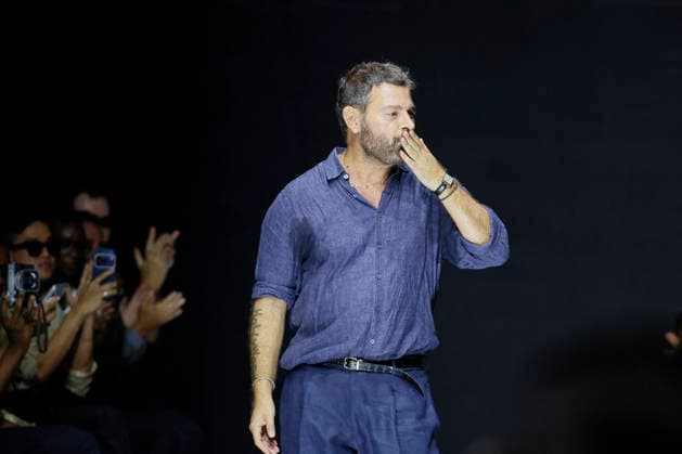 MFW Spring Summer 2027 Roberto Cavalli Runway MP MILAN, ITALY - SEPTEMBER 24: Fausto Puglisi walks the catwalk of Roberto Cavalli fashion show catwalk during the Milan Fashion Week - Womenswear Spring Summer 2027 on September 24, 2026 in Milan, Italy. Photo by Marco Piovanotto Abacapress.com Milan Italy  Copyright: xPiovanottoxMarco ABACAx