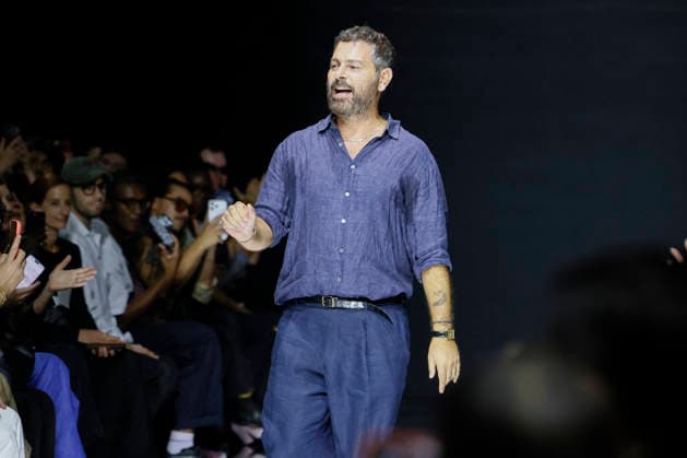 MFW Spring Summer 2027 Roberto Cavalli Runway MP MILAN, ITALY - SEPTEMBER 24: Fausto Puglisi walks the catwalk of Roberto Cavalli fashion show catwalk during the Milan Fashion Week - Womenswear Spring Summer 2027 on September 24, 2026 in Milan, Italy. Photo by Marco Piovanotto Abacapress.com Milan Italy  Copyright: xPiovanottoxMarco ABACAx