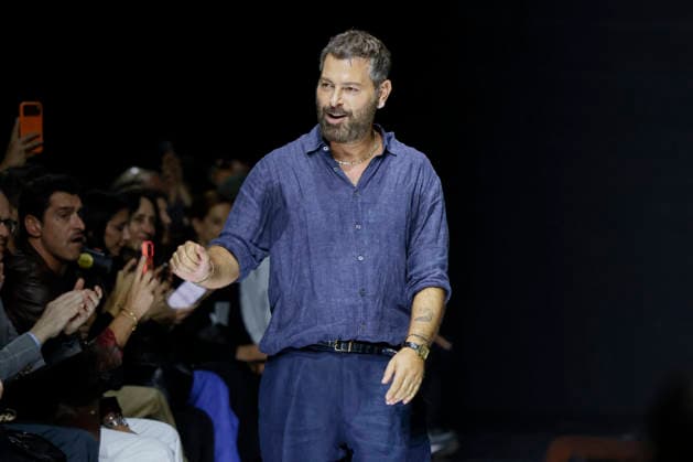 MFW Spring Summer 2027 Roberto Cavalli Runway MP MILAN, ITALY - SEPTEMBER 24: Fausto Puglisi walks the catwalk of Roberto Cavalli fashion show catwalk during the Milan Fashion Week - Womenswear Spring Summer 2027 on September 24, 2026 in Milan, Italy. Photo by Marco Piovanotto Abacapress.com Milan Italy  Copyright: xPiovanottoxMarco ABACAx
