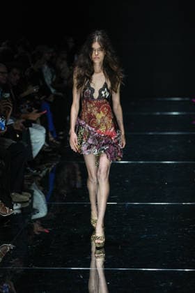 IPA88928610 - Milan, Milan Women™s Fashion Week Spring Summer 2027 - Women™s Fashion, Spring Summer 2027 - Cavalli fashion show - runway in the photo: Model  Copyright: xRiccardoxGIordanox xRiccardoxGiordano IPAx IPA88928610