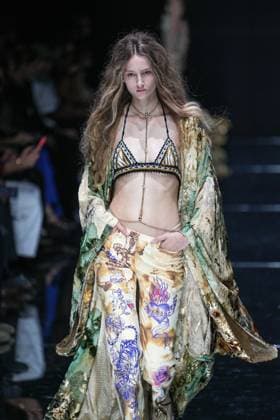 IPA88928702 - Milan, Milan Women™s Fashion Week Spring Summer 2027 - Women™s Fashion, Spring Summer 2027 - Cavalli fashion show - runway In the photo: Model  Copyright: xRiccardoxGIordanox xRiccardoxGiordano IPAx IPA88928702