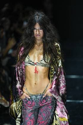IPA88928647 - Milan, Milan Women™s Fashion Week Spring Summer 2027 - Women™s Fashion, Spring Summer 2027 - Cavalli fashion show - runway in the photo: Model  Copyright: xRiccardoxGIordanox xRiccardoxGiordano IPAx IPA88928647