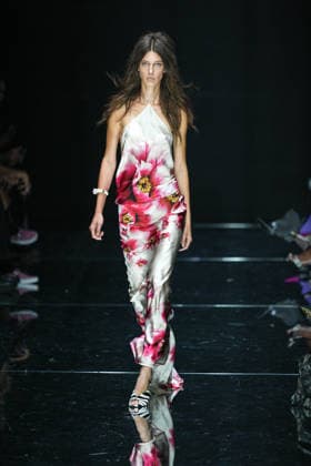 IPA88928733 - Milan, Milan Women™s Fashion Week Spring Summer 2027 - Women™s Fashion, Spring Summer 2027 - Cavalli fashion show - runway Pictured: Model  Copyright: xRiccardoxGIordanox xRiccardoxGiordano IPAx IPA88928733