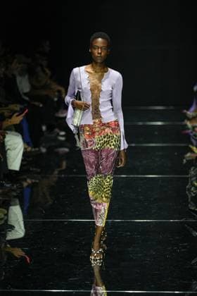 IPA88928770 - Milan, Milan Women™s Fashion Week Spring Summer 2027 - Women™s Fashion, Spring Summer 2027 - Cavalli fashion show - runway In the photo: Model  Copyright: xRiccardoxGIordanox xRiccardoxGiordano IPAx IPA88928770