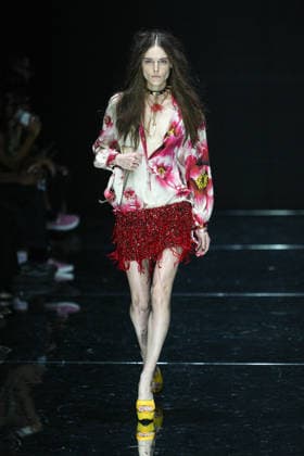 IPA88928780 - Milan, Milan Women™s Fashion Week Spring Summer 2027 - Women™s Fashion, Spring Summer 2027 - Cavalli fashion show - runway in the photo: Model  Copyright: xRiccardoxGIordanox xRiccardoxGiordano IPAx IPA88928780