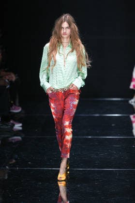 IPA88928801 - Milan, Milan Women™s Fashion Week Spring Summer 2027 - Women™s Fashion, Spring Summer 2027 - Cavalli fashion show - runway In the photo: Model  Copyright: xRiccardoxGIordanox xRiccardoxGiordano IPAx IPA88928801