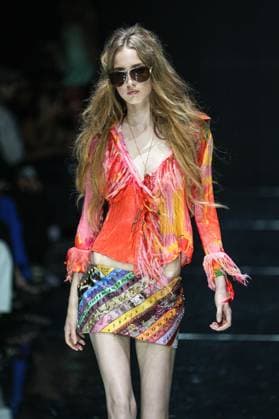 IPA88928803 - Milan, Milan Women™s Fashion Week Spring Summer 2027 - Women™s Fashion, Spring Summer 2027 - Cavalli fashion show - runway in the photo: Model  Copyright: xRiccardoxGIordanox xRiccardoxGiordano IPAx IPA88928803