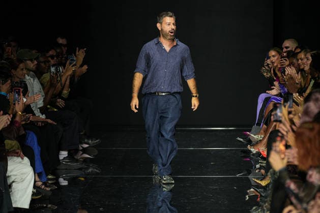 IPA88928840 - Milan, Milan Women™s Fashion Week Spring Summer 2027 - Women™s Fashion, Spring Summer 2027 - Cavalli fashion show - runway Pictured: Fausto Puglisi  Copyright: xRiccardoxGIordanox xRiccardoxGiordano IPAx IPA88928840