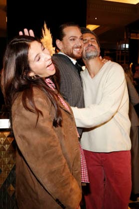 Chryssanthi Kavazi, Riccardo Simonetti, and Tom Beck at the presentation of Riccardo Simonetti’s book *When Is a Man a Man?* at The Ritz-Carlton Hotel Berlin, September 24, 2026 Foto:xA.xBuggex xFuturexImagex simonetti_6906