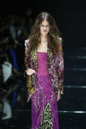 IPA88928630 - Milan, Milan Women™s Fashion Week Spring Summer 2027 - Women™s Fashion, Spring Summer 2027 - Cavalli fashion show - runway Pictured: Model  Copyright: xRiccardoxGIordanox xRiccardoxGiordano IPAx IPA88928630