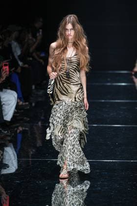 IPA88928635 - Milan, Milan Women™s Fashion Week Spring Summer 2027 - Women™s Fashion, Spring Summer 2027 - Cavalli fashion show - runway in the photo: Model  Copyright: xRiccardoxGIordanox xRiccardoxGiordano IPAx IPA88928635