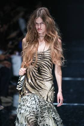 IPA88928640 - Milan, Milan Women™s Fashion Week Spring Summer 2027 - Women™s Fashion, Spring Summer 2027 - Cavalli fashion show - runway in the photo: Model  Copyright: xRiccardoxGIordanox xRiccardoxGiordano IPAx IPA88928640