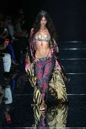 IPA88928644 - Milan, Milan Women™s Fashion Week Spring Summer 2027 - Women™s Fashion, Spring Summer 2027 - Cavalli fashion show - runway In the photo: Model  Copyright: xRiccardoxGIordanox xRiccardoxGiordano IPAx IPA88928644