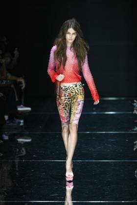IPA88928675 - Milan, Milan Women™s Fashion Week Spring Summer 2027 - Women™s Fashion, Spring Summer 2027 - Cavalli fashion show - runway in the photo: Model  Copyright: xRiccardoxGIordanox xRiccardoxGiordano IPAx IPA88928675