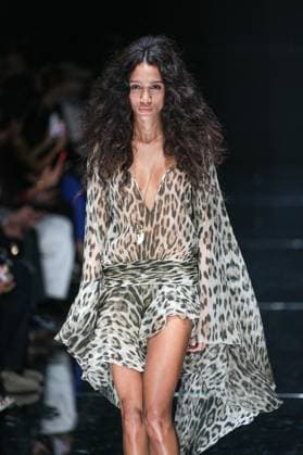 IPA88928684 - Milan, Milan Women™s Fashion Week Spring Summer 2027 - Women™s Fashion, Spring Summer 2027 - Cavalli fashion show - runway in the photo: Model  Copyright: xRiccardoxGIordanox xRiccardoxGiordano IPAx IPA88928684