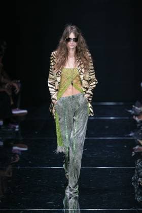 IPA88928714 - Milan, Milan Women™s Fashion Week Spring Summer 2027 - Women™s Fashion, Spring Summer 2027 - Cavalli fashion show - runway in the photo: Model  Copyright: xRiccardoxGIordanox xRiccardoxGiordano IPAx IPA88928714