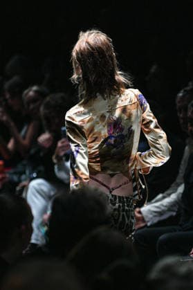 IPA88928767 - Milan, Milan Women™s Fashion Week Spring Summer 2027 - Women™s Fashion, Spring Summer 2027 - Cavalli fashion show - runway Pictured: Model  Copyright: xRiccardoxGIordanox xRiccardoxGiordano IPAx IPA88928767