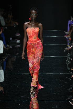 IPA88928800 - Milan, Milan Women™s Fashion Week Spring Summer 2027 - Women™s Fashion, Spring Summer 2027 - Cavalli fashion show - runway in the photo: Model  Copyright: xRiccardoxGIordanox xRiccardoxGiordano IPAx IPA88928800