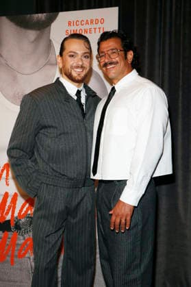 Riccardo Simonetti with his husband Steven at the book launch for *When Is a Man a Man* by Riccardo Simonetti at The Ritz-Carlton Hotel Berlin, September 24, 2026 Foto:xA.xBuggex xFuturexImagex simonetti_6924