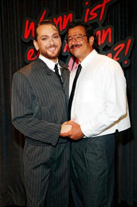 Riccardo Simonetti with his husband Steven at the book launch for *When Is a Man a Man* by Riccardo Simonetti at The Ritz-Carlton Hotel Berlin, September 24, 2026 Foto:xA.xBuggex xFuturexImagex simonetti_6925