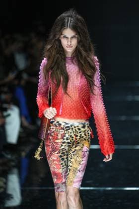 IPA88928678 - Milan, Milan Women™s Fashion Week Spring Summer 2027 - Women™s Fashion, Spring Summer 2027 - Cavalli fashion show - runway In the photo: Model  Copyright: xRiccardoxGIordanox xRiccardoxGiordano IPAx IPA88928678
