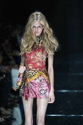 IPA88928722 - Milan, Milan Women™s Fashion Week Spring Summer 2027 - Women™s Fashion, Spring Summer 2027 - Cavalli fashion show - runway in the photo: Model  Copyright: xRiccardoxGIordanox xRiccardoxGiordano IPAx IPA88928722