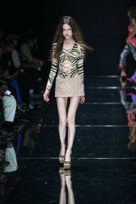 IPA88928811 - Milan, Milan Women™s Fashion Week Spring Summer 2027 - Women™s Fashion, Spring Summer 2027 - Cavalli fashion show - runway In the photo: Model  Copyright: xRiccardoxGIordanox xRiccardoxGiordano IPAx IPA88928811
